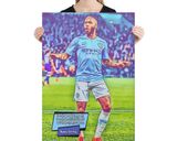 Raheem Sterling lifestyle mockup — Comic Strip Canvas