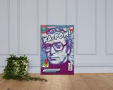 Michael Caine lifestyle mockup — Comic Strip Canvas
