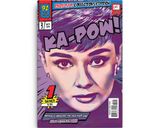 Audrey Hepburn lifestyle mockup — Comic Strip Canvas