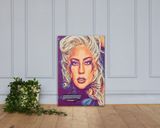Lady GaGa lifestyle mockup — Comic Strip Canvas