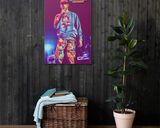 Travis Scott lifestyle mockup — Comic Strip Canvas