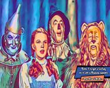 The Wizard of Oz — Comic Strip Canvas
