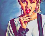 Madonna — Comic Strip Canvas