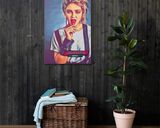 Madonna lifestyle mockup — Comic Strip Canvas
