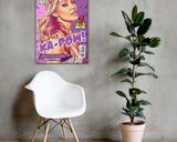Kylie lifestyle mockup — Comic Strip Canvas