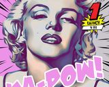 Marilyn Monroe — Comic Strip Canvas