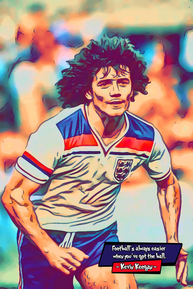 Kevin Keegan — Comic Strip Canvas