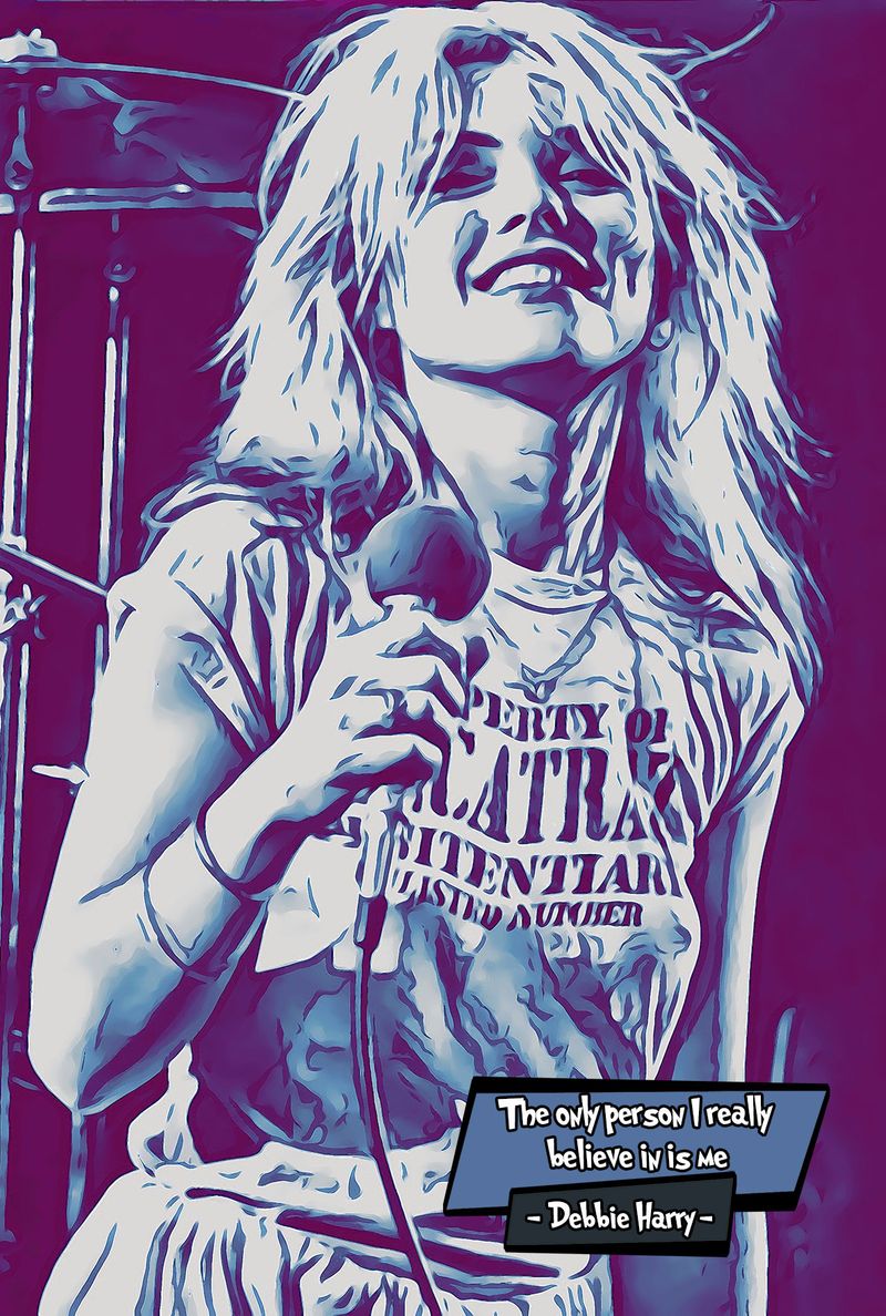 Debbie Harry — Comic Strip Canvas