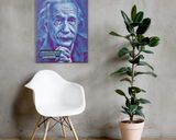 Albert Einstein lifestyle mockup — Comic Strip Canvas