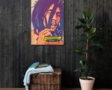 Bob Marley lifestyle mockup — Comic Strip Canvas
