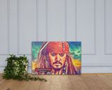 Jack Sparrow lifestyle mockup — Comic Strip Canvas