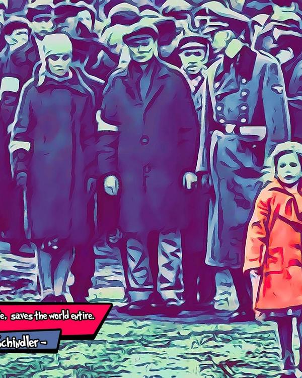 Schindler's List — Comic Strip Canvas