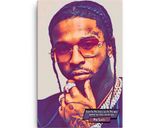 Pop Smoke lifestyle mockup — Comic Strip Canvas