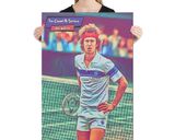 John McEnroe lifestyle mockup — Comic Strip Canvas