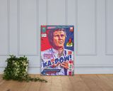 Steve McQueen lifestyle mockup — Comic Strip Canvas