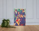 Duran Duran lifestyle mockup — Comic Strip Canvas