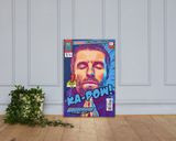 Liam Gallagher lifestyle mockup — Comic Strip Canvas