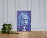 Albert Einstein lifestyle mockup — Comic Strip Canvas