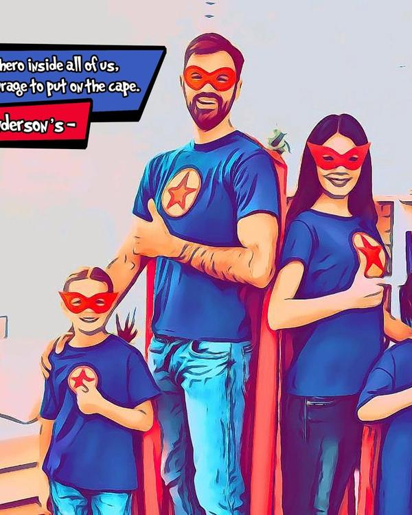 Personalised Comic Icons example — Comic Strip Canvas