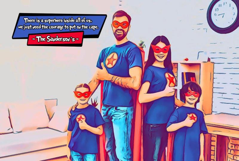 Personalised Comic Icons example — Comic Strip Canvas