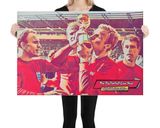 England World Cup 1966 lifestyle mockup — Comic Strip Canvas