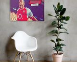 Thierry Henry lifestyle mockup — Comic Strip Canvas