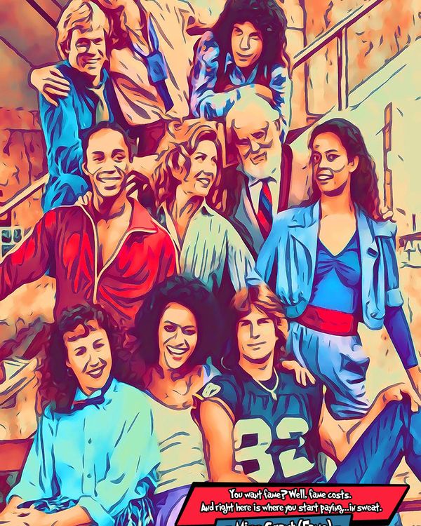 Fame — Comic Strip Canvas