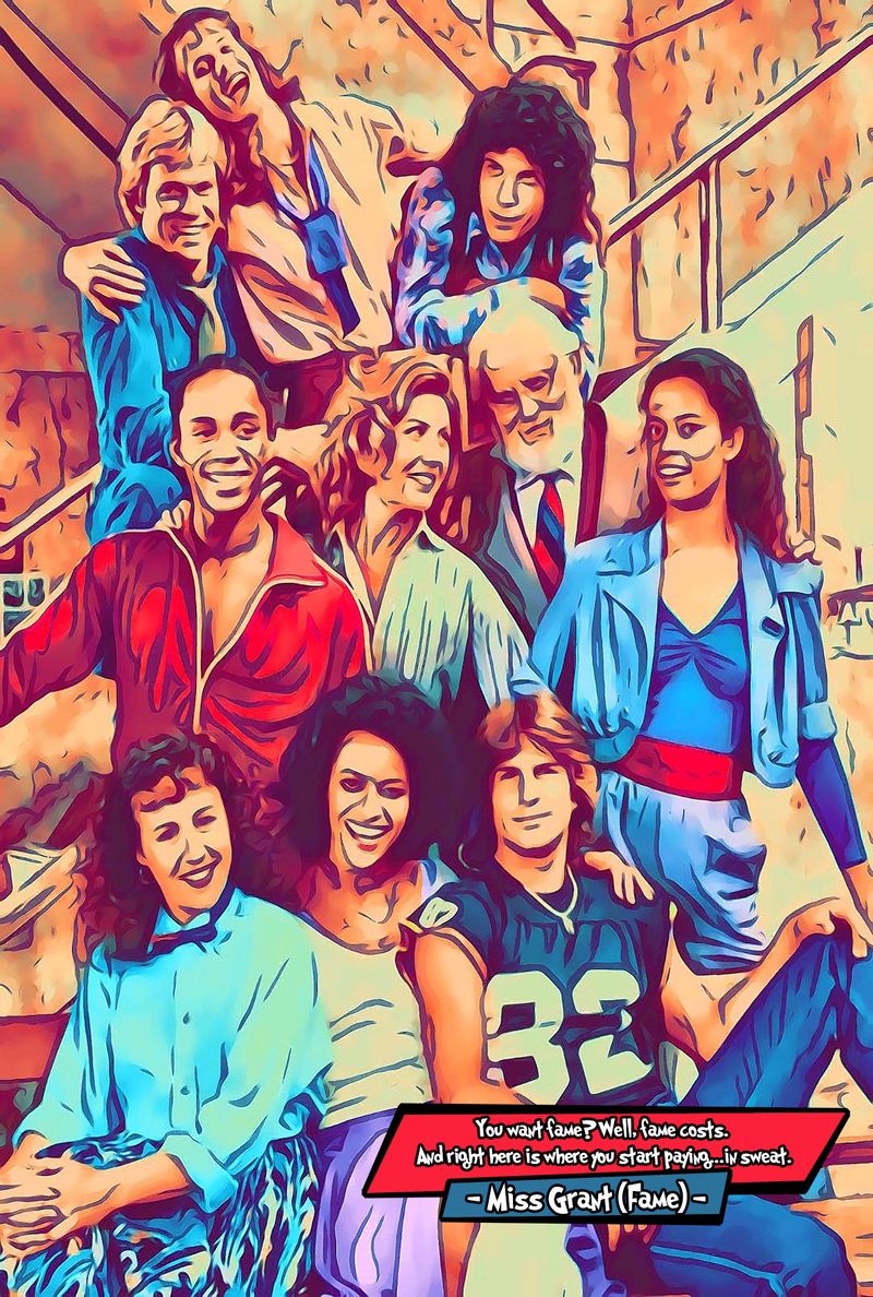 Fame — Comic Strip Canvas