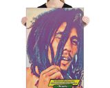 Bob Marley lifestyle mockup — Comic Strip Canvas