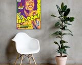 Bob Marley lifestyle mockup — Comic Strip Canvas