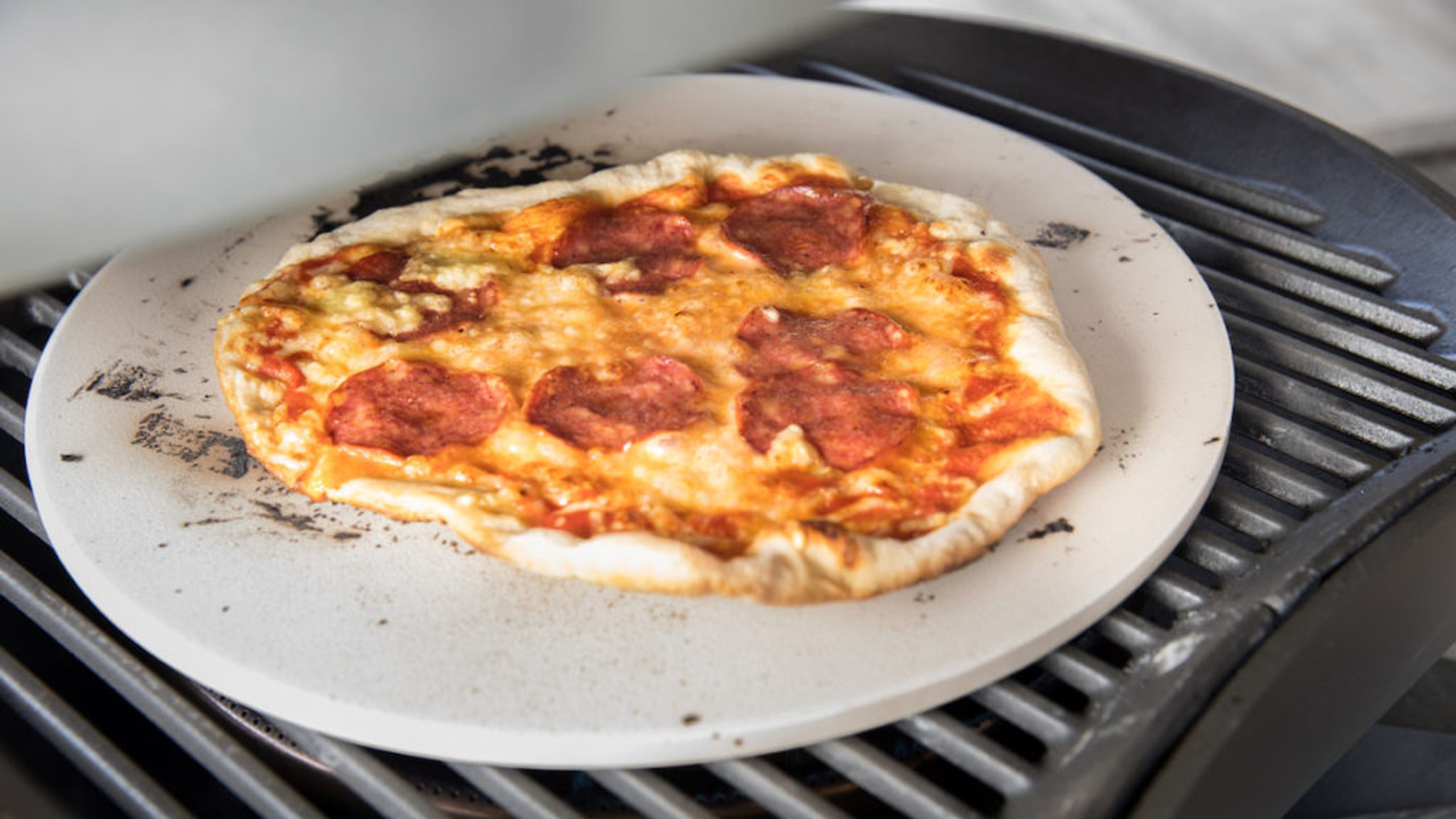 Pizza på grillen