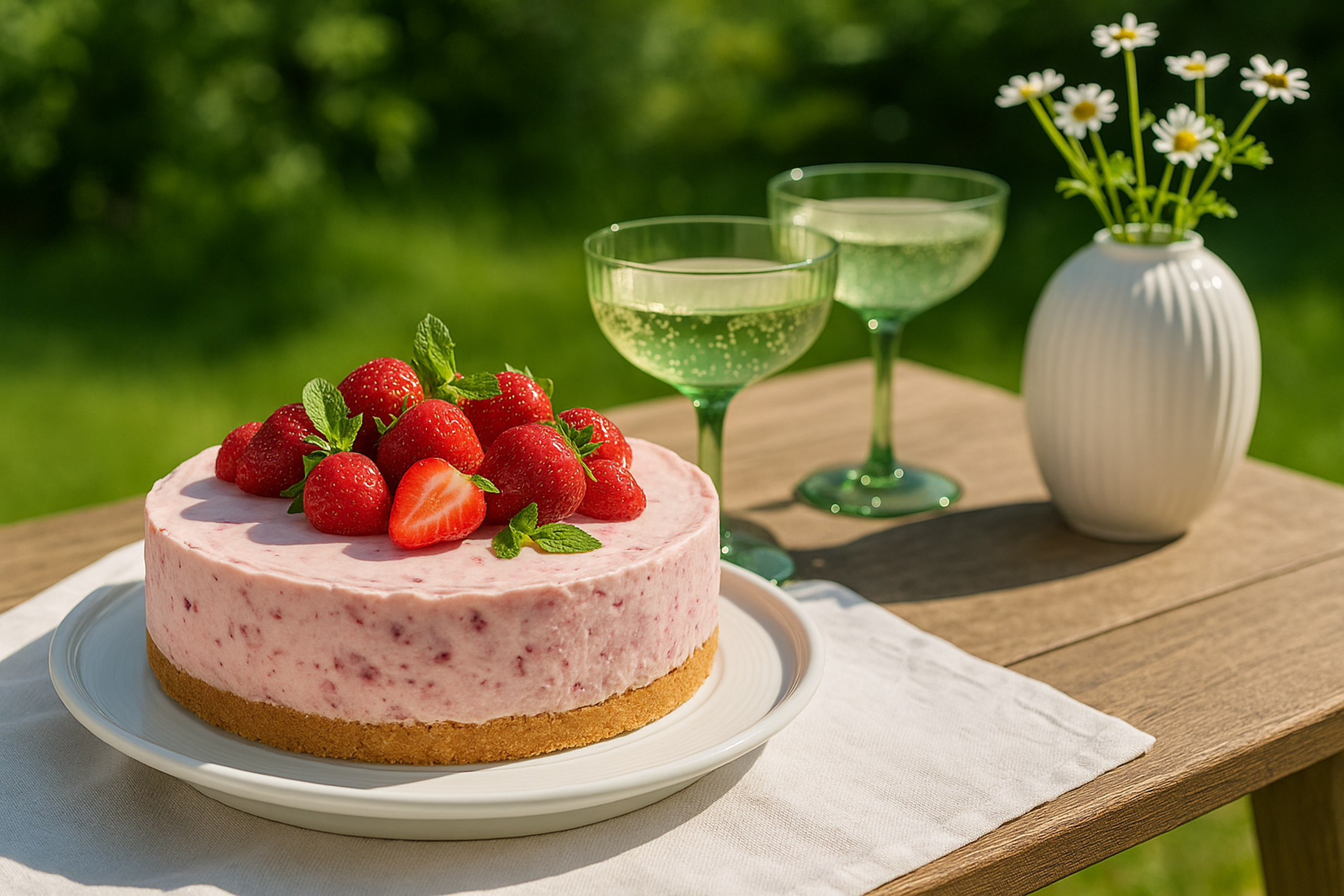 Lag sommerens iskake i springform – uten ovn!