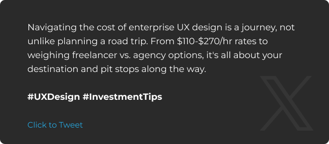 Investing in an enterprise ux design agency twitter