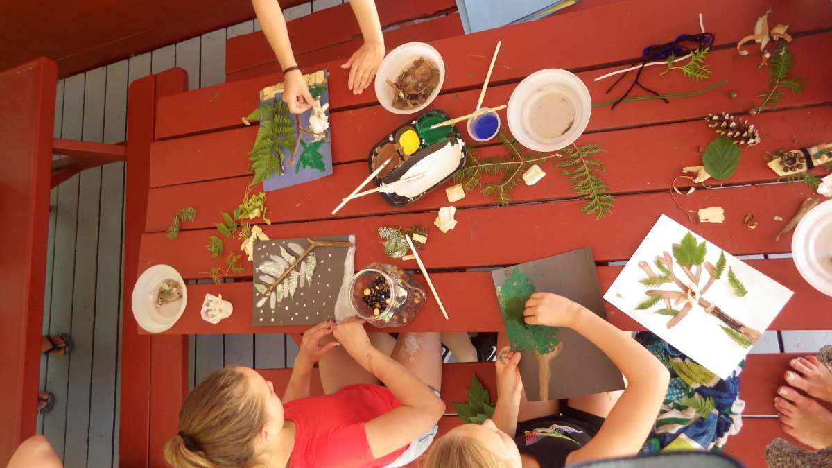 arts and crafts at Canadian Adventure Camp