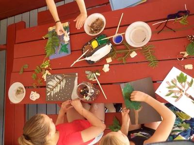 arts and crafts at Canadian Adventure Camp