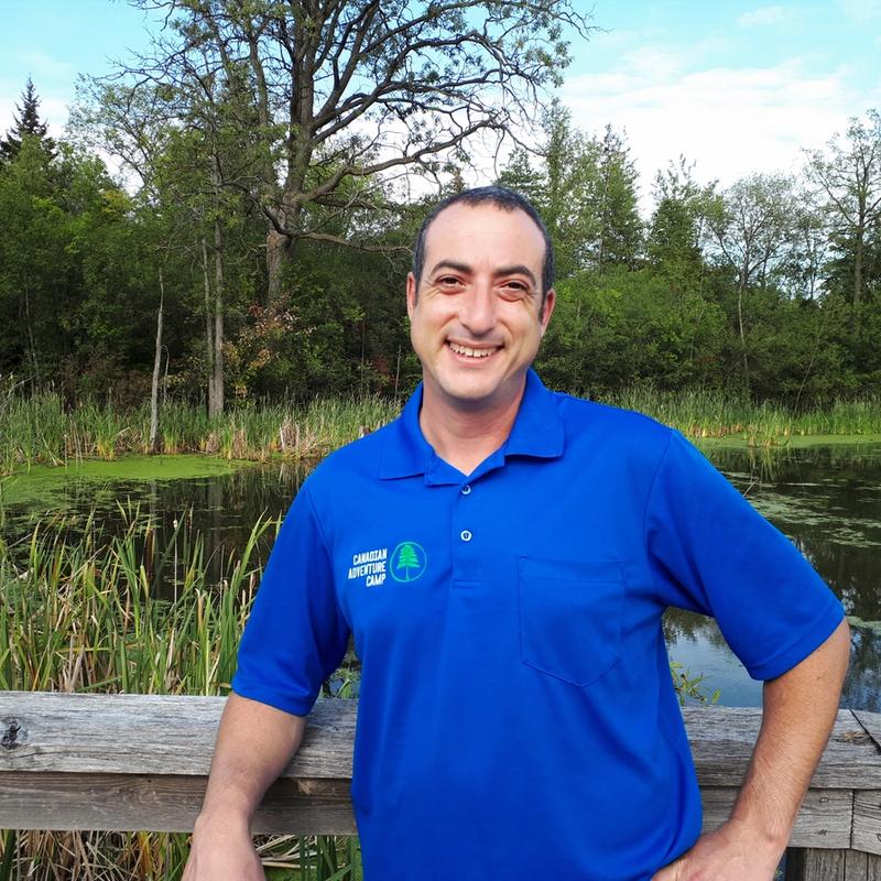 camp director Justin Gerson at Canadian Adventure Camp