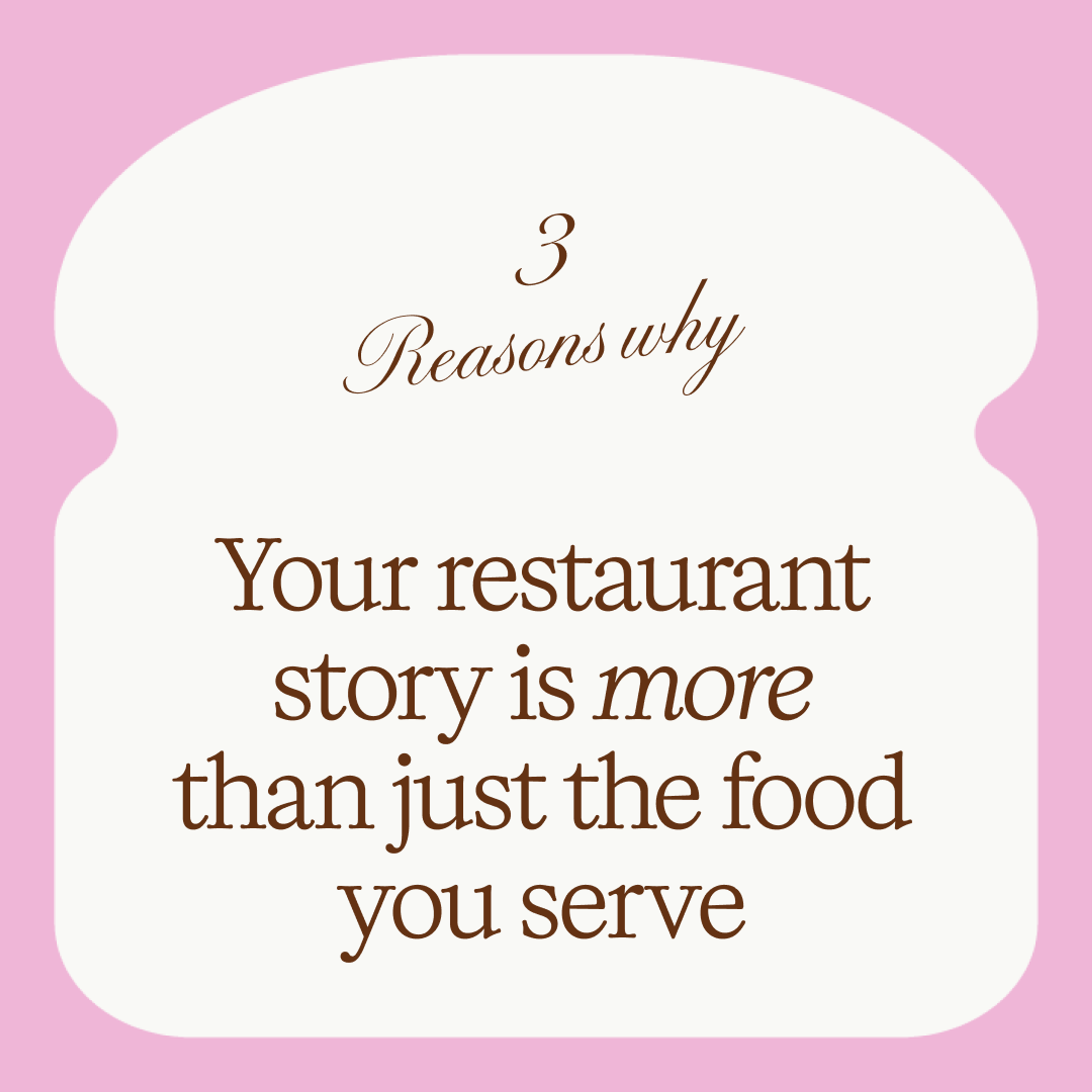 Your restaurant story is more than just the food you serve Instagram cover