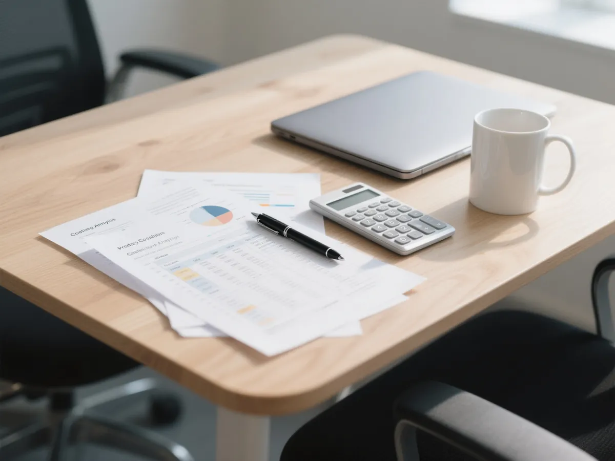 Professional accountant working on financial records