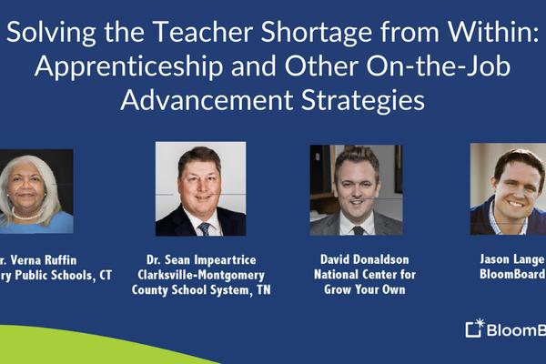 Solving the Teacher Shortage From Within: Apprenticeship and Other On-the-job Advancement Strategies