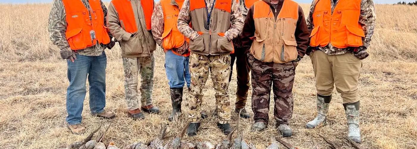 Pheasant hunting in the South Dakota prairie