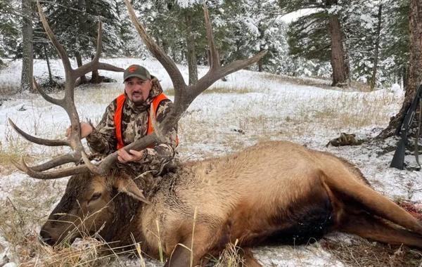 Montana Bull Elk Hunt with Rifle
