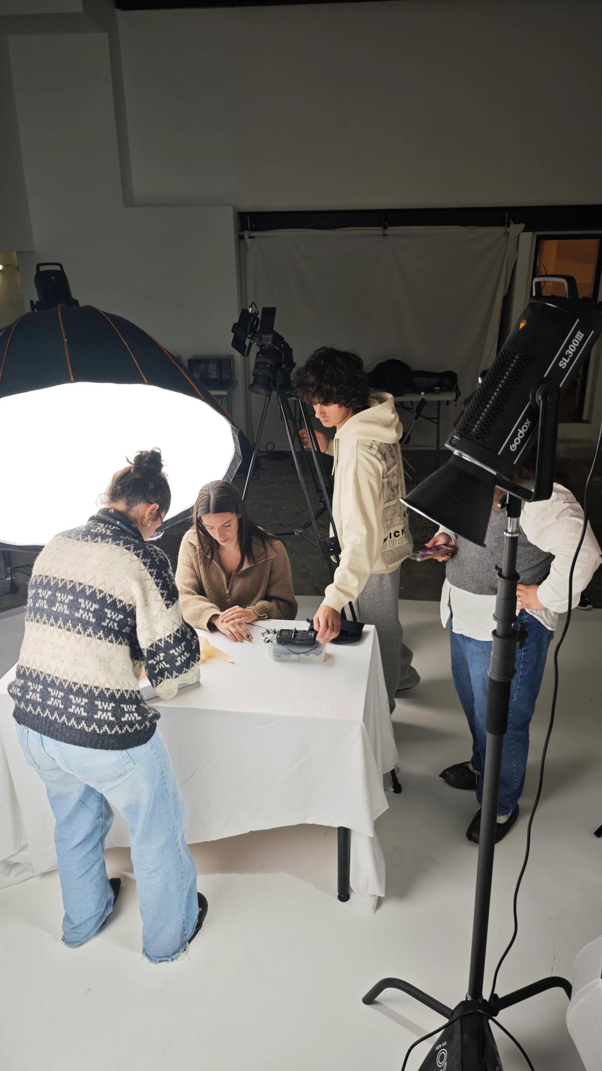 dans les coulisses du shooting campagne marque au Studio Photo Marseille
