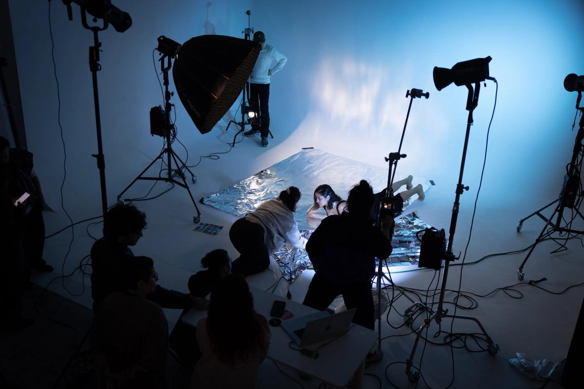 bts photshoot sur cyclorama à Marsseille