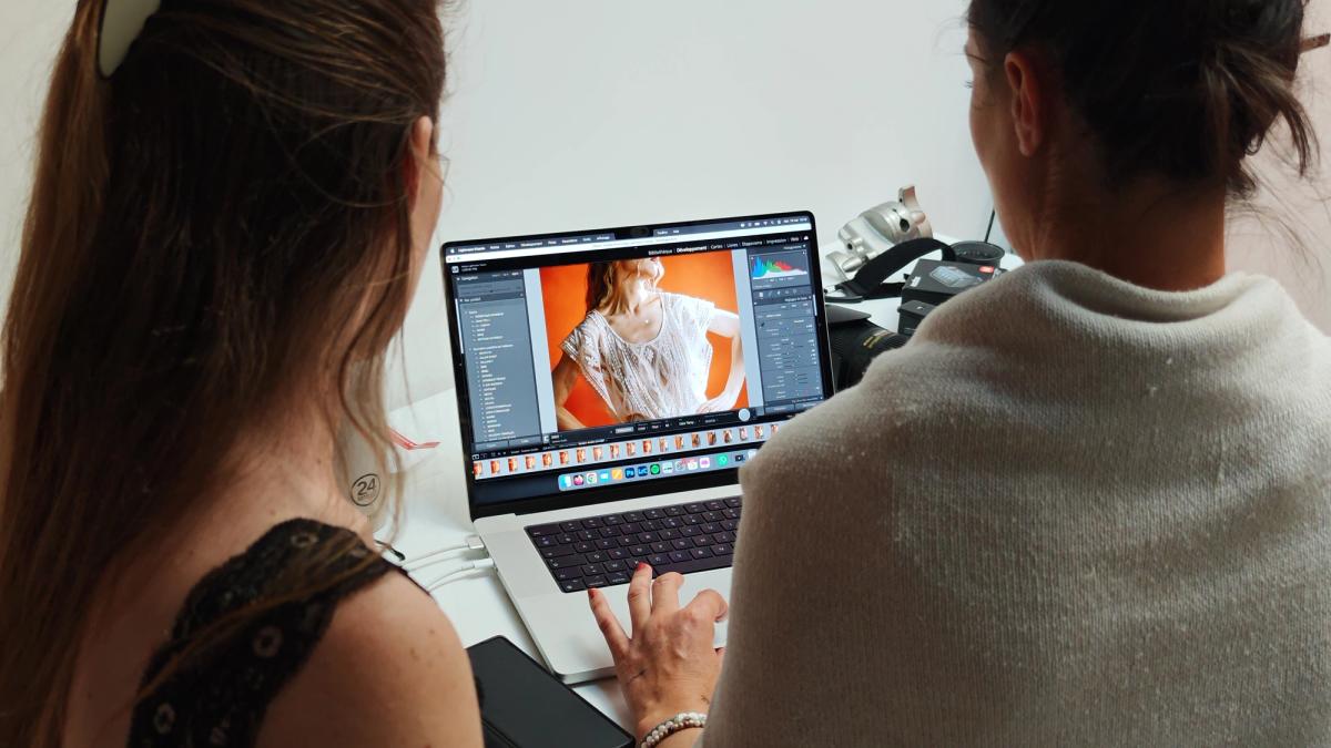 coulisses shooting vêtement femme à marseille