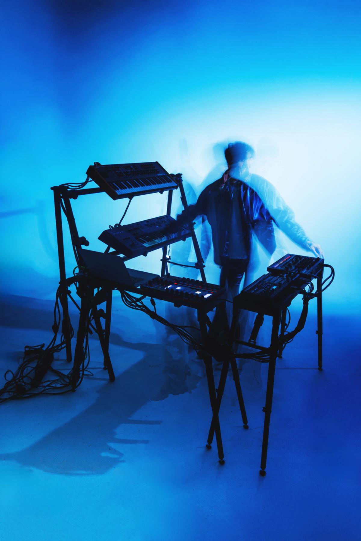 Setup clip de musique dans un studio de photographie à Marseille