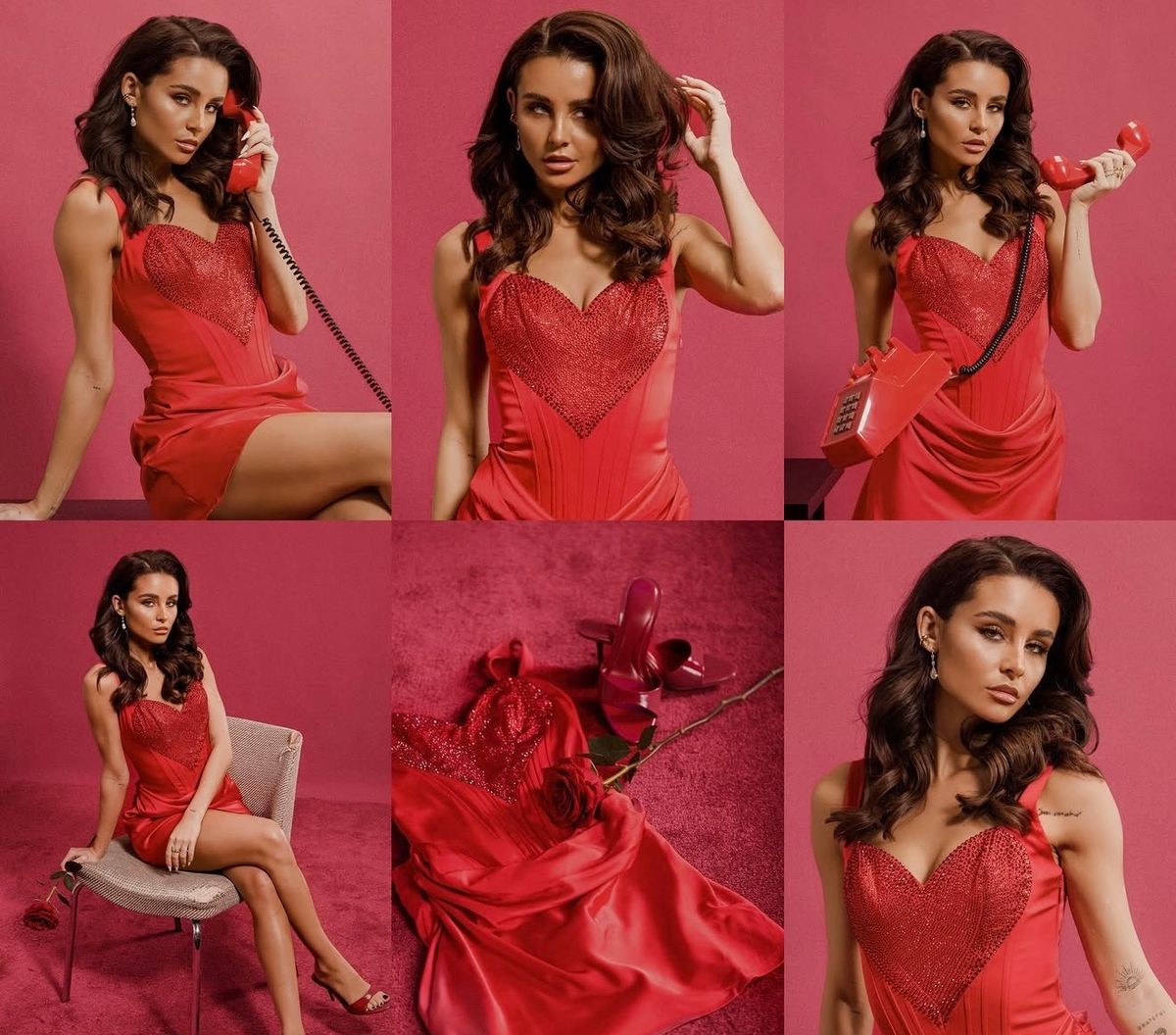 Photoshoot influenceuse dans un studio photo à Marseille