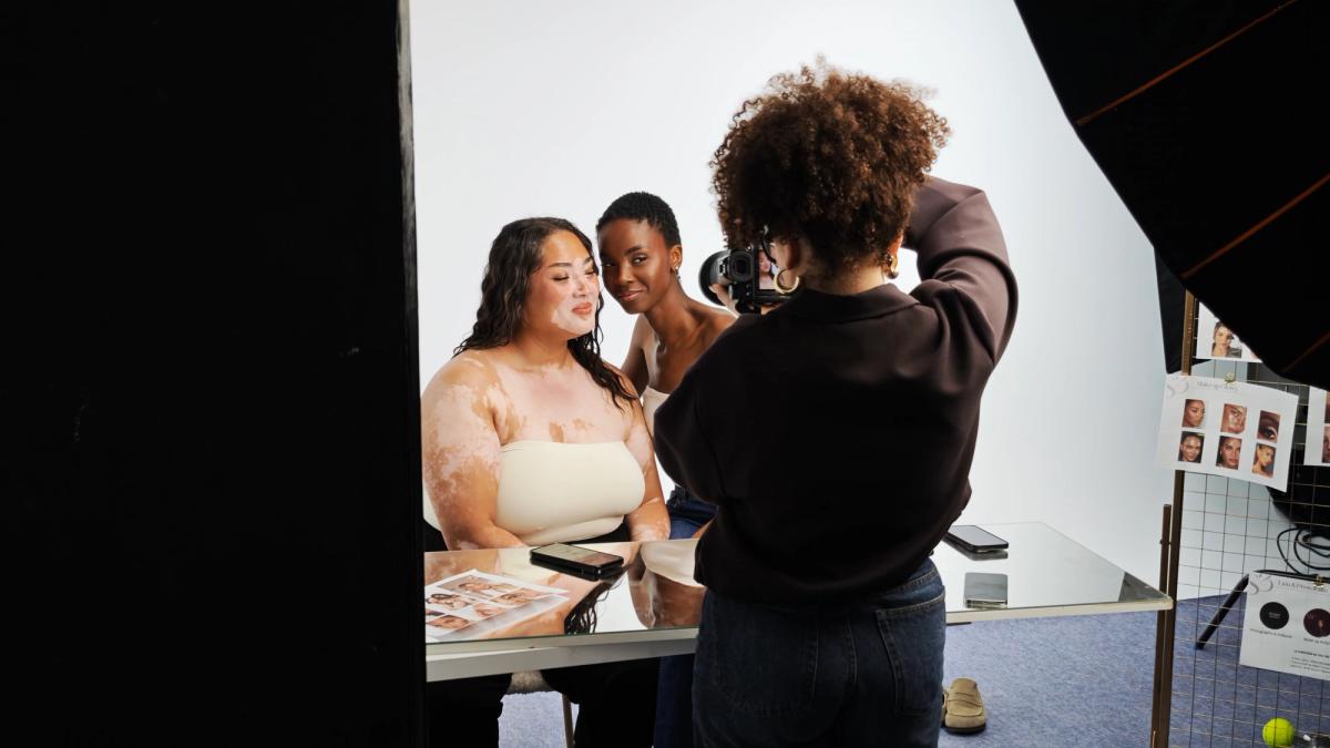 shooting beauté dans un studio de photo à Marseille