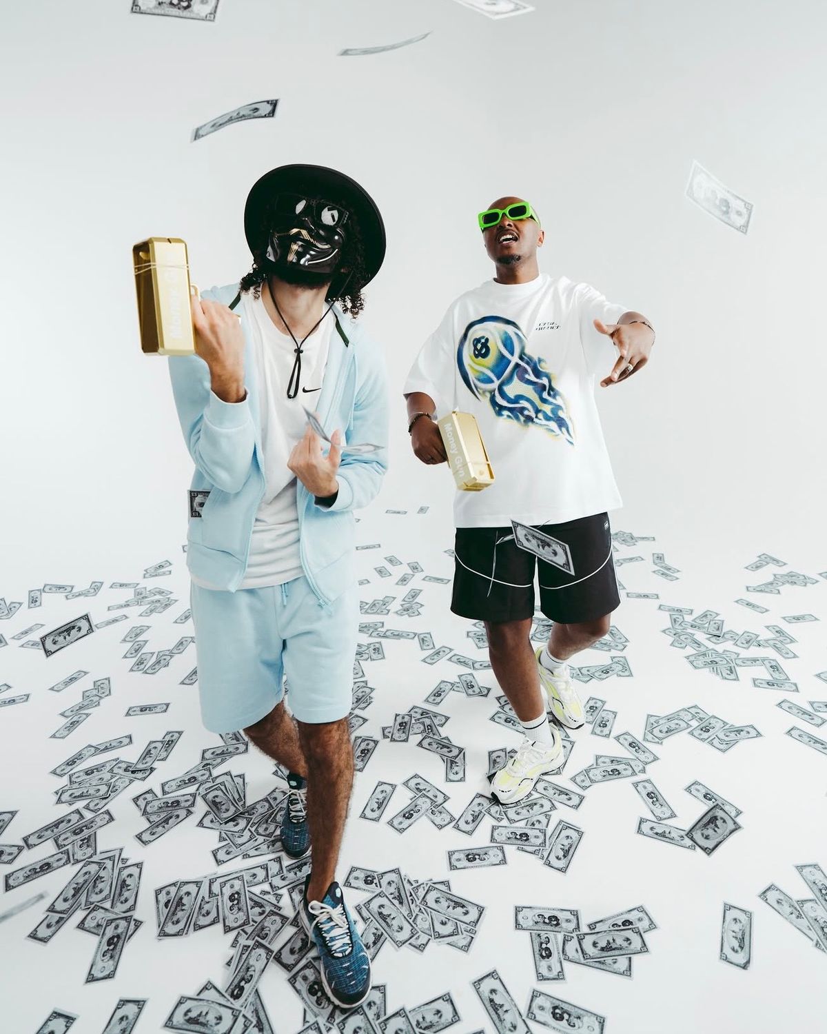 Soprano et Tk au tournage du nouveau clip au Studio Labry