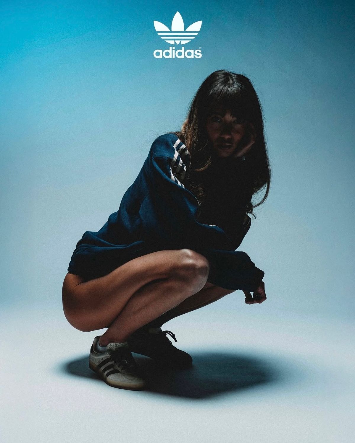 Shooting mode Adidas dans un studio de photo à Marseille