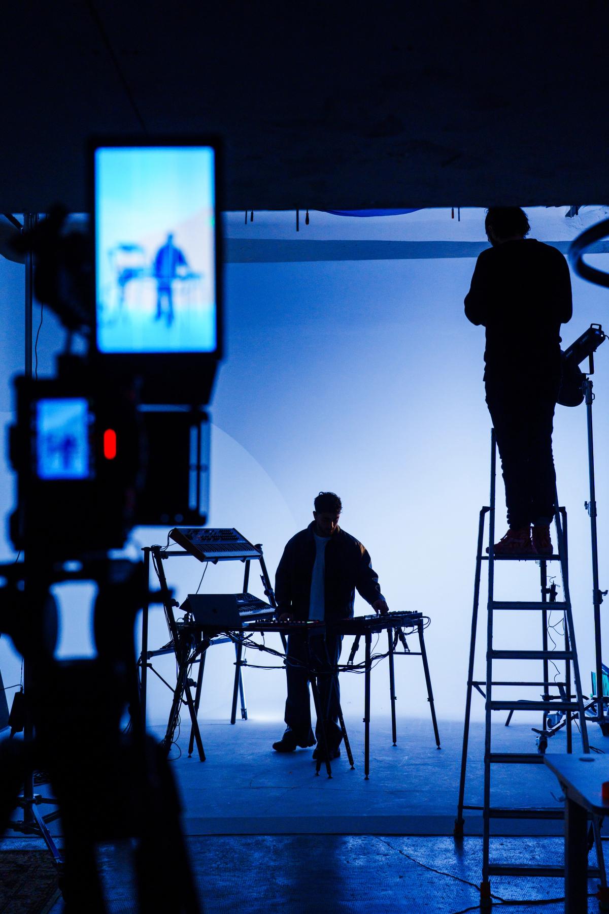 Backstage tournage clip musique au Your Studio Labry à Marseille
